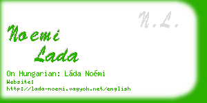 noemi lada business card