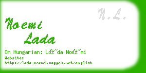 noemi lada business card